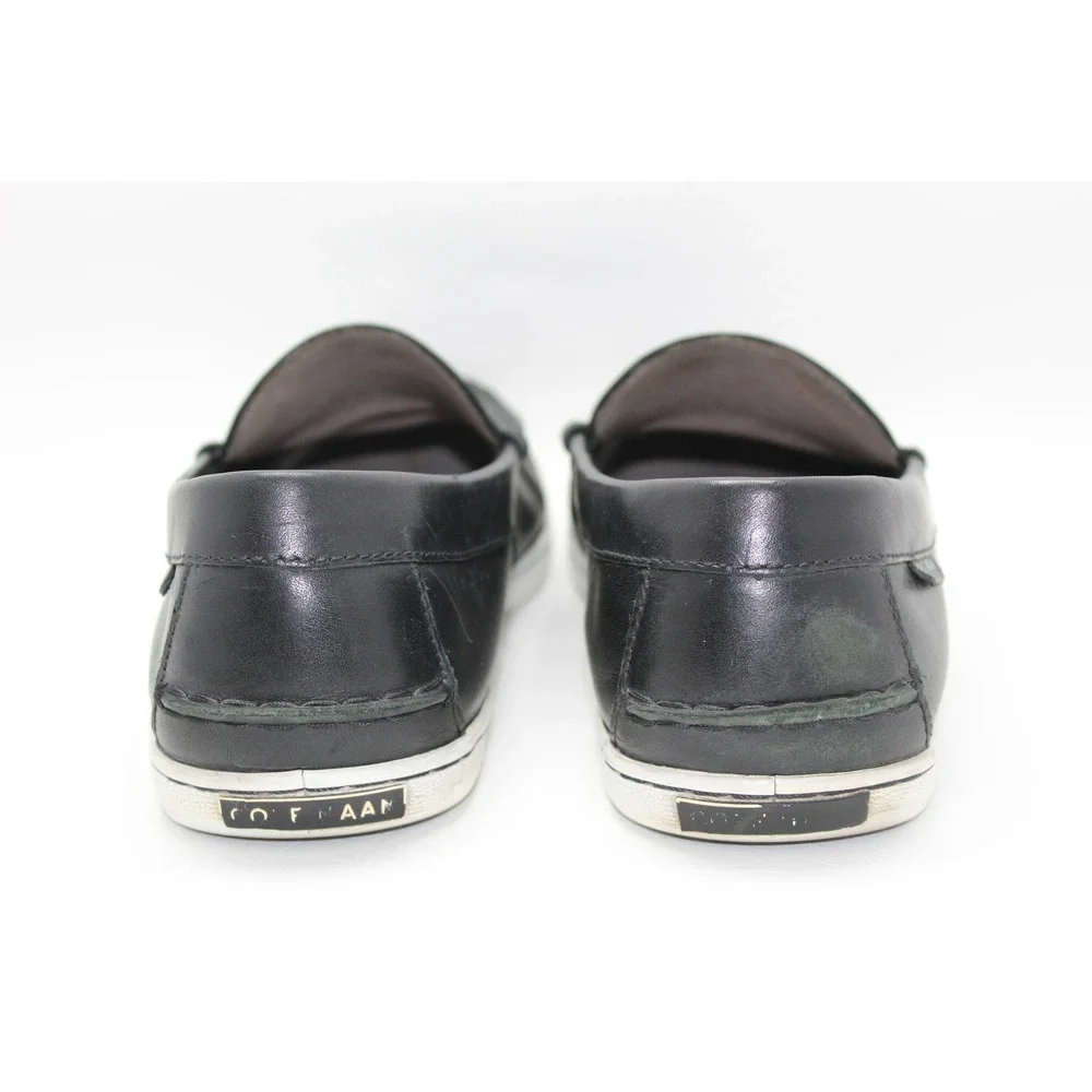 Cole Haan Grand.OS Mens Black Leather Penny Loafers Sneakers C22750 Size 11M